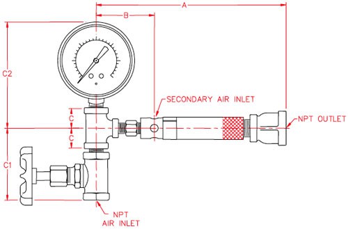 Midget-Air-Ductors-Dimensions-Schematic