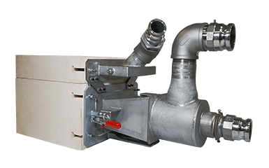 Oxy Gas Flat Flame Staged Burner